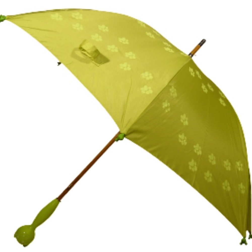 Cat umbrella green NEW but minor flaws